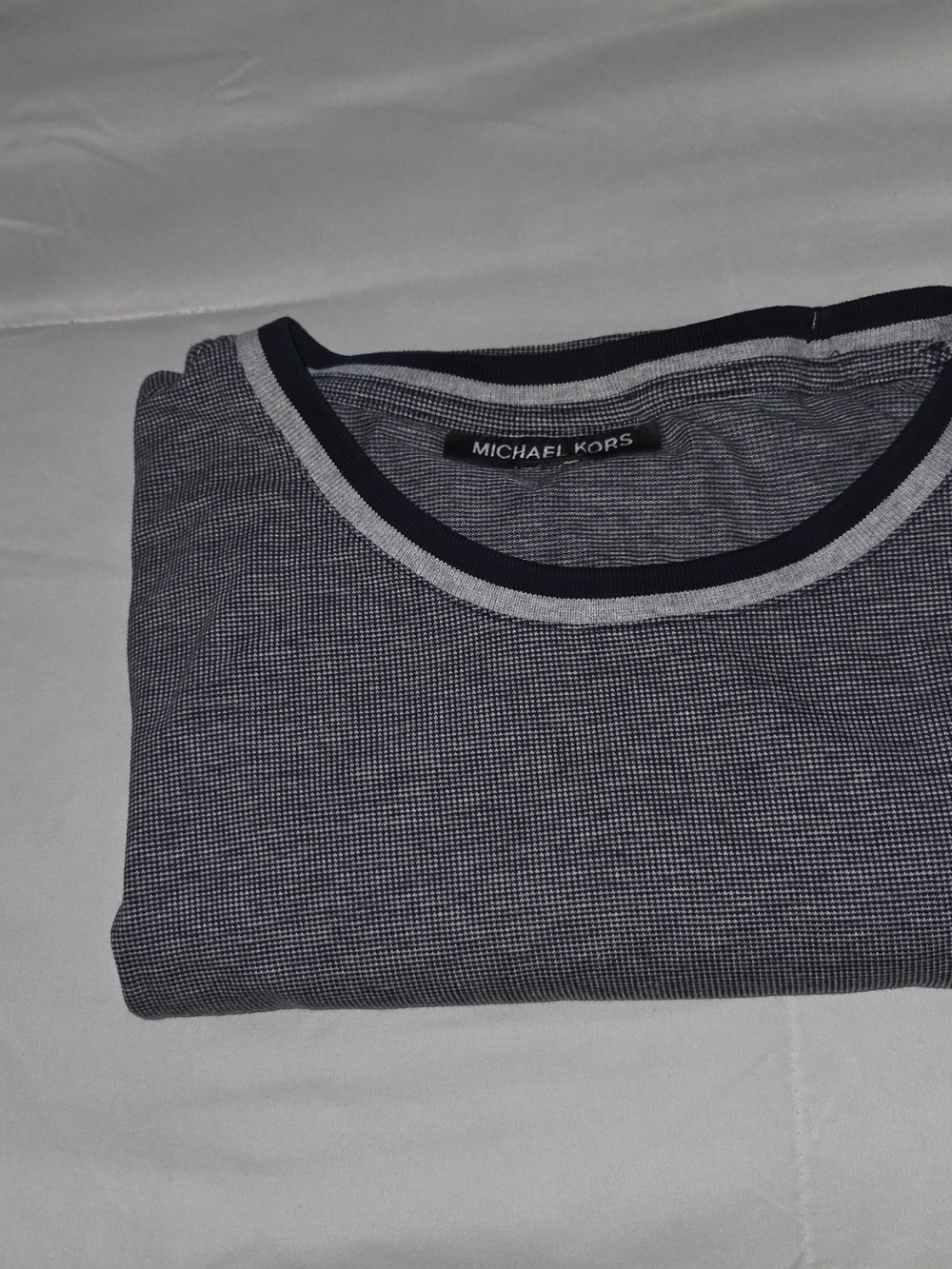 Michael Kors Men’s Navy Crew Neck Shirt